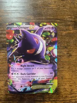 Pokemon TCG Gengar EX 34/119 XY Phantom Forces Ultra Rare Holo 170 HP Psychic - Image 1