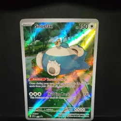 Pokemon Snorlax 051 from ETB 151 S&V/Sw&Sh NM Condition Promo Black Star ENG NM - Image 1