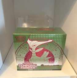Temporal Forces Pokemon Center Elite Trainer Box ETB Iron Leaves & Protector - Image 1