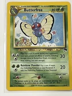 🌴 Near Mint - Pokemon Butterfree 09/18 Southern Islands Promo 🌴 - Image 1