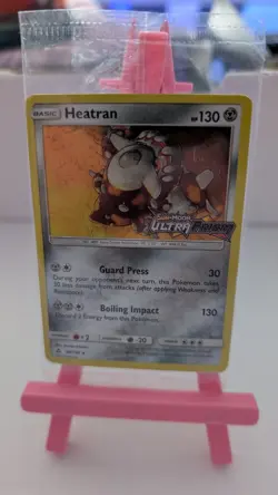 88 Heatran Ultra Prism Stamped Sealed Promo Pokemon - Image 1