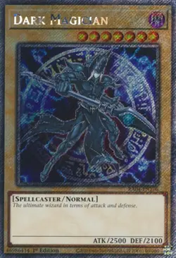 Yugioh! Dark Magician (7th Art) - RA04-EN106 - Platinum Secret Rare - 1st Editio - Image 1