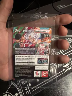 Monkey.D.Luffy College Basketball US Voyage P-055 One Piece Promo Sealed - Image 2