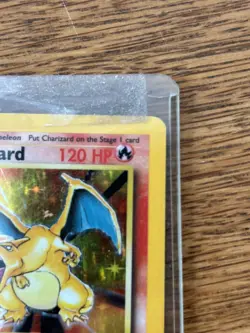 Charizard 4/102 Holo Rare Base Set Unlimited - MP Pokemon 1999 TCG Card - Image 5