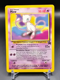 NM/EX - Mew - 8 - WotC Black Star Promo - Pokemon Card - Image 1