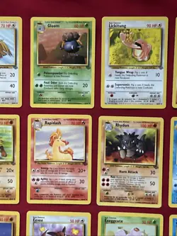 Jungle Set Pokemon Cards X32 Vintage Base Set WOTC (P38) - Image 4