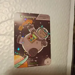 Space Pokederp Chubbs - Snorlax Commission Print Derpy Card - Image 2