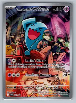 Team Rocket's Wobbuffet Promo SV: Scarlet & Violet Promo Cards 203 NM - Image 1