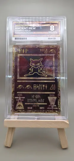 Pokemon Ancient Mew Holo TCG Card 2000 Movie Promo ACE 8 Belly Swirl 🌀 - Image 3
