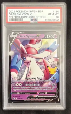 Dark Sylveon V SWSH134 SWSH: Sword & Shield Promo Cards Holo - Image 1