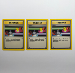 Pokemon TCG Switch Base Set #95/102 3-Card Lot WOTC Vintage 1999 - Image 1