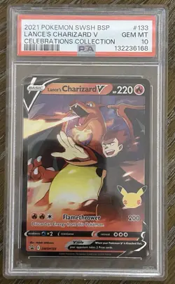 Lance's Charizard V SWSH133 SWSH: Sword & Shield Promo Cards Holo - Image 1
