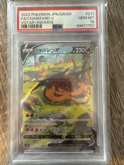 Charizard v SAR Japanese TCG Card PSA 10 VSTAR Universe - Image 2