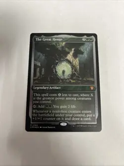 The Great Henge Foil Etched Card #0562 MTG LP - Image 1