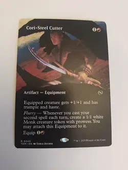 Cori-Steel Cutter (Borderless) Tarkir: Dragonstorm Regular NM - Image 1