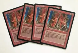 Wall of Earth (4) LP Legends MTG Magic the Gathering - Image 2