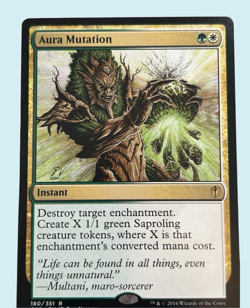 Aura Mutation, Commander 2016, NM Near Mint, Magic the Gathering, MTG - Image 1