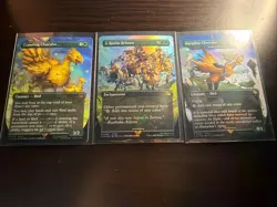 MTG Final Fantasy Traveling Chocobo, A Realm Reborn, Paradise Chocobo Track Foil - Image 1