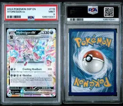 2024 POKEMON SSP EN-SURGING SPARKS #119 HYDREIGON EX PSA 9 - Image 3