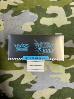 Pokemon TCG Scarlet Violet Black Bolt ETB Surging Sparks Bundle Factory Sealed - Image 2