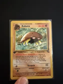 Pokemon 1st Edition Base Set shadowless Machamp Pikachu Magneton. 1st Kabuto HP - Image 5