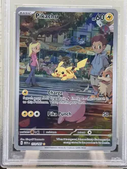 2023 Pokemon Pikachu Illustration Rare #173 – PSA 8 NM-MT – Mew Promo English - Image 5