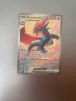 Pokemon TCG Brutalanda EX 187/159 JTG DE Reisegefahrten Deutsch NM (maybe Mint) - Image 3