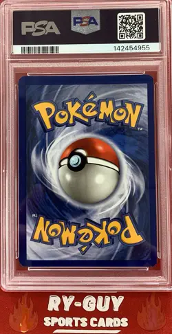 1999 POKEMON FOSSIL HOLO KABUTOPS #9 PSA 7 - Image 2