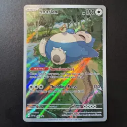 Pokemon TCG - Snorlax 051 Scarlet & Violet 151 - Black Star Promo Holo - NM - Image 3