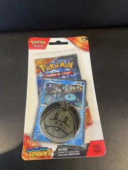 Pokemon TCG Surging Sparks Single Pack Blister ( Wooper ) Sealed Booster Pack - Image 1