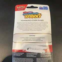 Pokemon TCG Surging Sparks Single Pack Blister ( Wooper ) Sealed Booster Pack - Image 2