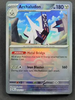 Archaludon 070/131 Master Ball Pattern Prismatic Evolutions Pokemon TCG - Image 1