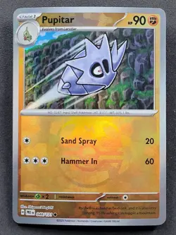 Pupitar 048/131 Master Ball Pattern Prismatic Evolutions Pokemon TCG - Image 1