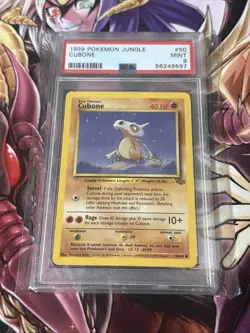 1999 POKEMON JUNGLE #50 CUBONE PSA 9 - Image 1