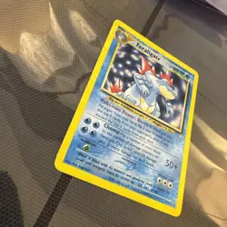 Pokemon TCG Feraligatr 4/111 Neo Genesis Unlimited Holo Rare Vintage - Image 2
