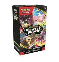 Pokemon TCG Mega Evolution Perfect Order Booster Bundle (6 Packs)Confirmed Order - Image 1