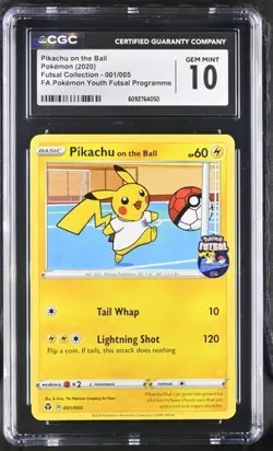 SEQUENTIAL CGC 10 PIKACHU 001 ON THE BALL EEVEE 002 GROOKEY 003 PROMO POKEMON - Image 2