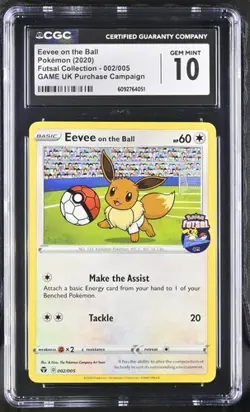 SEQUENTIAL CGC 10 PIKACHU 001 ON THE BALL EEVEE 002 GROOKEY 003 PROMO POKEMON - Image 4