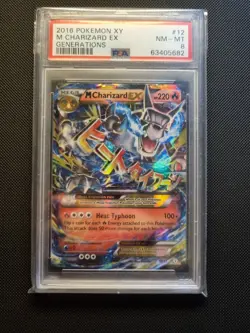 Pokemon Mega Charizard EX 12/83 Generations Holo PSA 8 - Image 1