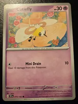 Cutiefly 075/162 Common Scarlet & Violet: Temporal Forces Pokemon TCG - Image 1
