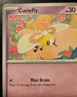 Cutiefly 075/162 Common Scarlet & Violet: Temporal Forces Pokemon TCG - Image 2