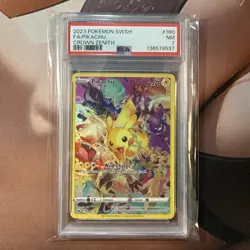 Pokemon 2023 Crown Zenith Pikachu 160/159 Full Art Secret Rare Holo PSA 7 - Image 1