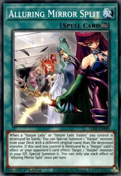 Yugioh! Alluring Mirror Split - LDS2-EN085 - Common - 1st Edition Near Mint, Eng - Image 1