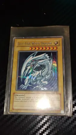 Konami Blue-Eyes White Dragon DDS-001 Prismatic Secret Rare Holo Unlimited - Image 1