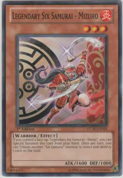 Yugioh! MP Legendary Six Samurai - Mizuho - STOR-EN024 - Common - 1st Edition Mo - Image 1