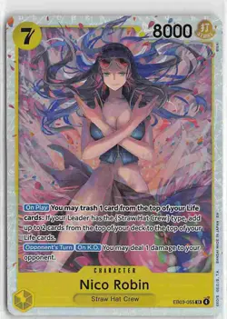 Extra Booster: One Piece Heroines Edition SR EB03-055 Nico Robin (055) - Image 1