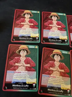 8 Pre-Errata Monkey.d.luffy Op01-003 Leader One Piece Romance Dawn English Lp-NM - Image 4