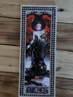 One Piece CCG Goddess Reiju Metal Ticket - Dark Angel Wings /24 - Image 1