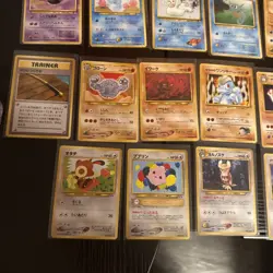 Pokemon TCG Mixed Vintage Japanese Card Lot Of 44 (LP-MP) - Image 5