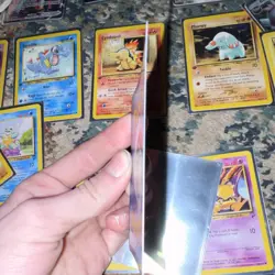 Pokemon TCG Ampharos V Holo & Mixed Card Lot Pikachu Abra Cyndaquil Totodile - Image 4